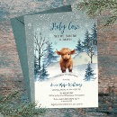 Search for highland cow invitations Modern watercolor