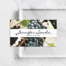 Search for wine business cards vineyard