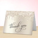 Search for 50th birthday thank you cards Glitter