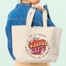 Search for school tote bags typography