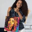 Search for pop art tote bags woman