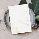 Search for gold foil wedding programs Modern
