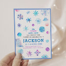 Search for snowflake birthday invitations Kids birthday party