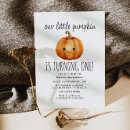 Search for our little pumpkin invitations Watercolor