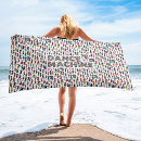 Search for dance beach towels Colorful