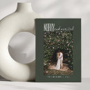 Search for merry christmas holiday wedding announcement cards minimalist