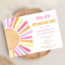 Search for first trip around the sun invitations Little sunshine