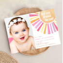 Search for first trip around the sun invitations Little sunshine