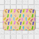 Search for flip flop bath mats Tropical