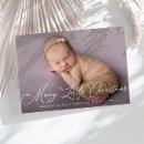 Search for holiday birth announcement cards First christmas