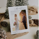 Search for modern holiday wedding announcement cards weds