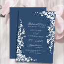 Search for navy rehearsal dinner invitations Classic