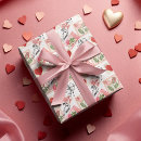 Search for vintage valentines day wrapping paper Flowers