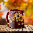 Search for sunflower mugs Elegant