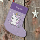 Search for cute christmas stockings Unicorn