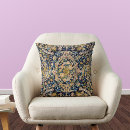 Search for blue floral pillows Blue and gold