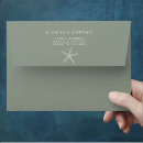 Search for beach wedding envelopes Starfish