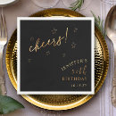 Search for black and gold napkins Cheers