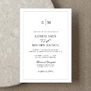 Search for elegant borders invitations Black and white