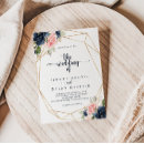 Search for navy and blush wedding invitations Bride