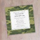 Search for camouflage invitations green