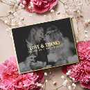 Search for gold wedding thank you cards Minimal
