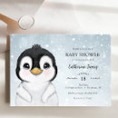 Search for penguin invitations winter