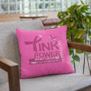 Search for breast cancer awareness pillows Survivor