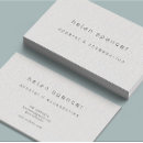 Search for linen business cards Minimalist