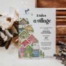 Search for it takes a village cards stamps Winter baby shower