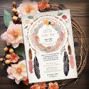 Search for native american baby shower invitations Boho