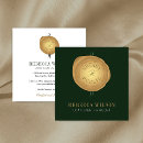 Search for consultant business cards Green