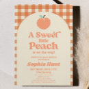 Search for sweet as a peach baby shower invitations Is on the way