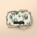 Search for winter business cards greenery