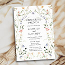 Search for rehearsal brunch invitations Floral