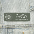Search for green name tags With magnetic back