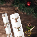 Search for deer antlers wrapping paper Xmas