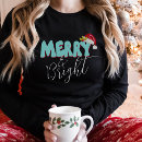 Search for retro font tshirts Merry and bright