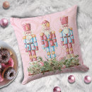 Search for pink christmas pillows Nutcracker
