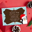 Search for penguin holiday invitations Party