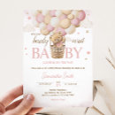Search for hot pink baby shower invitations Bear