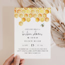 Search for honey bee baby shower invitations Honeycomb