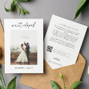 Search for qr code wedding announcement cards Minimal