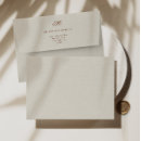 Search for monogram envelopes Terracotta