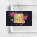 Search for floral business cards Fashion