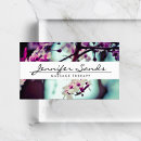 Search for cherry blossoms business cards Massage therapist