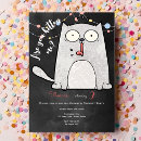 Search for are you kitten me invitations Fun