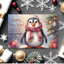 Search for penguin new years cards Cute