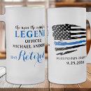 Search for retirement beer glasses Police