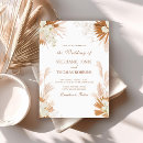 Search for pampas grass wedding invitations terracotta